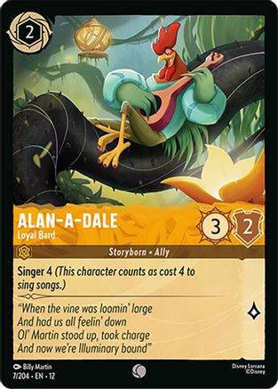 Alan-a-Dale (Loyal Bard) - 7/204 - Common (Foil)