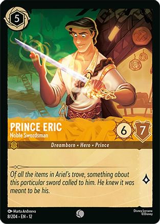 Prince Eric (Noble Swordsman) - 8/204 - Common (Foil)