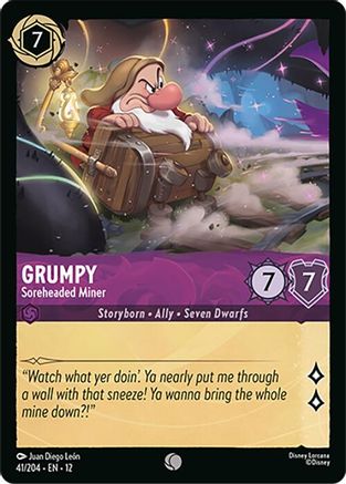 Grumpy (Soreheaded Miner) - 41/204 - Common
