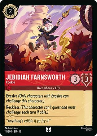 Jebidiah Farnsworth (Cookie) - 117/204 - Uncommon