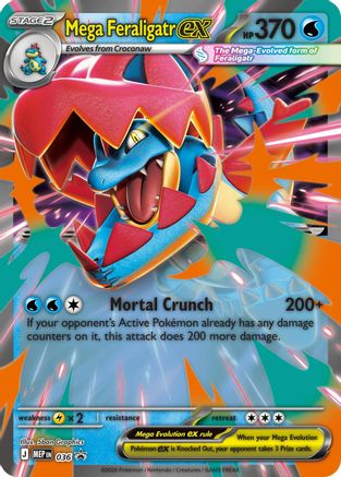 Mega Feraligatr EX - 036 - Promo