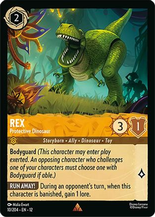 Rex (Protective Dinosaur) - 10/204 - Rare (Foil)