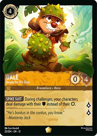 Dale (Ready for His Shot) - 22/204 - Legendary