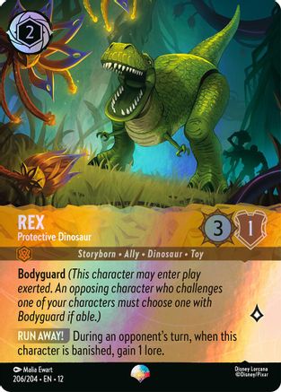 Rex (Protective Dinosaur) - 206/204 - Epic