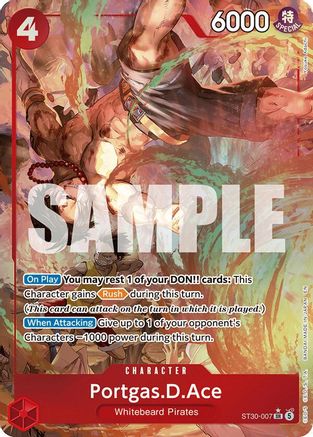 Portgas.D.Ace (Parallel) (ST30-007) - Starter Deck EX: Luffy & Ace Foil (Pre-Order)