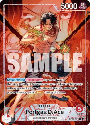 Portgas.D.Ace (001) (Alternate Art) (OP16-001) - The Time of Battle Foil (Pre-Order)