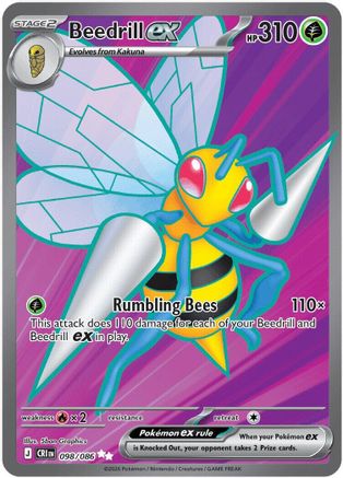 Beedrill ex 098/086 - Ultra Rare