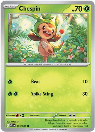 Chespin 005/086 - Common