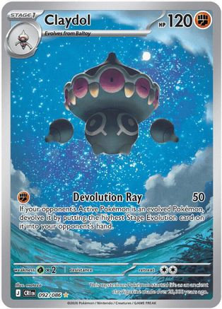 Claydol 092/086 - Illustration Rare