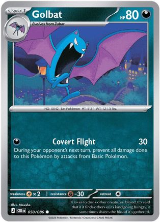 Golbat 050 - Common Reverse Holo
