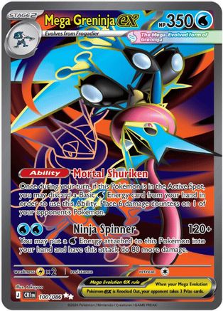 Mega Greninja ex 100/086 - Ultra Rare