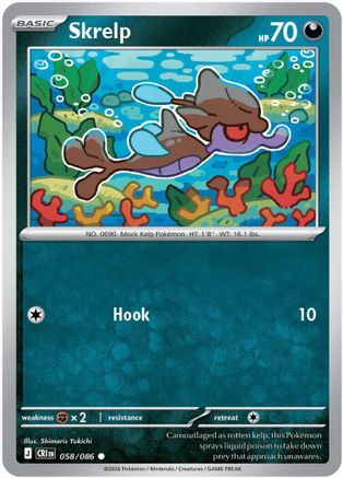 Skrelp 058 - Common Reverse Holo