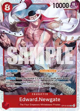 Edward.Newgate - (OP16-003) - Super Rare