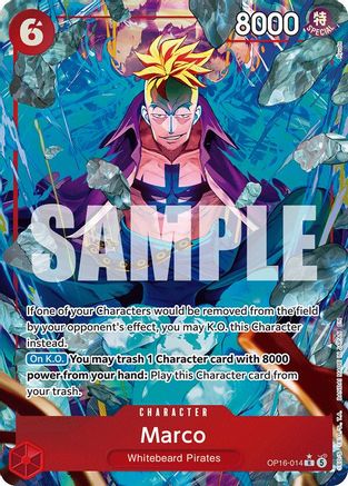 Marco (Alternate Art) (OP16-014) - The Time of Battle Foil (Pre-Order)