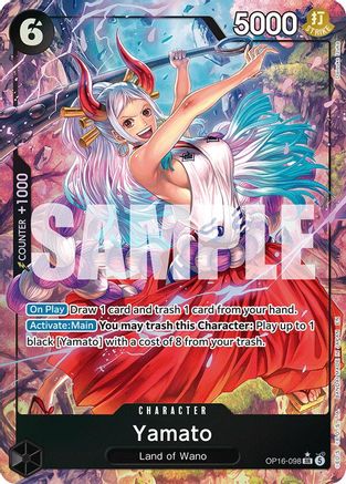 Yamato (098) (Alternate Art) - (OP16-098) - Super Rare