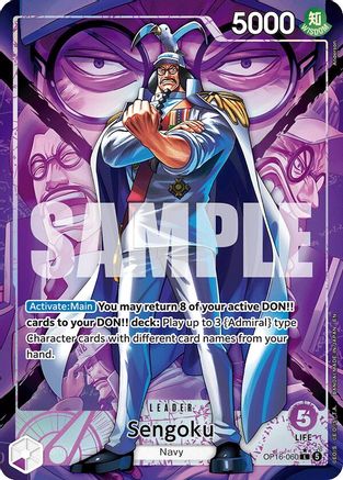 Sengoku (060) (Alternate Art) (OP16-060) - The Time of Battle Foil (Pre-Order)