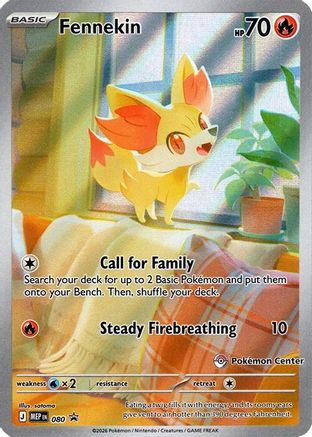 Fennekin (Pokemon Center Exclusive) - 080 - Promo