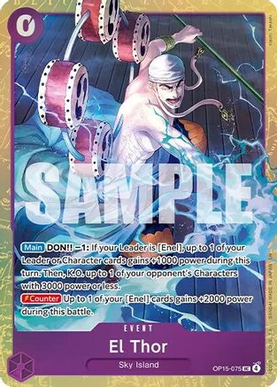 El Thor (Premium Card Collection -Best Selection Vol. 6-) - OP15-075 - Uncommon