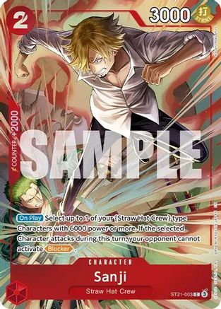 Sanji (Premium Card Collection -Best Selection Vol. 6-) - ST21-003 - Common