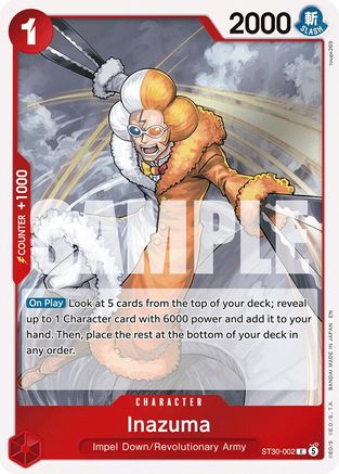 Inazuma (ST30-002) - Starter Deck EX: Luffy & Ace (Pre-Order)
