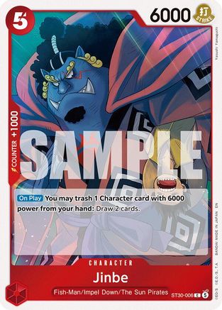 Jinbe (ST30-006) - Starter Deck EX: Luffy & Ace (Pre-Order)