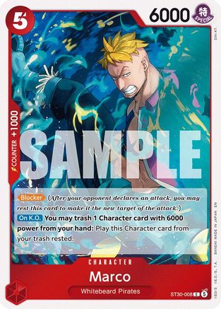 Marco (ST30-008) - Starter Deck EX: Luffy & Ace (Pre-Order)