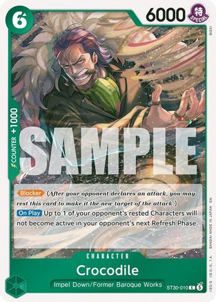 Crocodile (ST30-010) - Starter Deck EX: Luffy & Ace (Pre-Order)