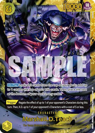 Marshall.D.Teach (119) (OP16-119) - The Time of Battle Foil (Pre-Order)