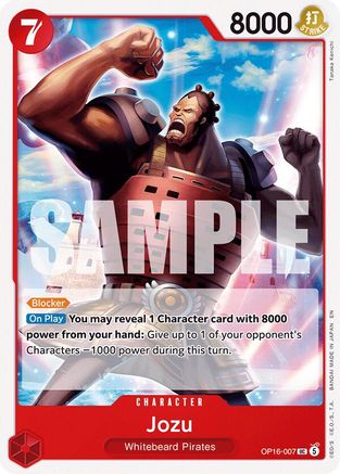 Jozu (OP16-007) - The Time of Battle (Pre-Order)