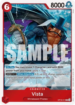Vista (OP16-011) - The Time of Battle Foil (Pre-Order)