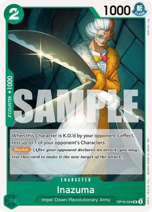 Inazuma (OP16-024) - The Time of Battle (Pre-Order)