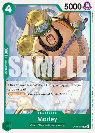 Morley (OP16-033) - The Time of Battle (Pre-Order)