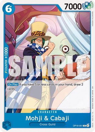 Mohji & Cabaji (OP16-051) - The Time of Battle (Pre-Order)