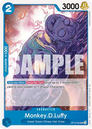 Monkey.D.Luffy (052) (OP16-052) - The Time of Battle (Pre-Order)