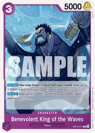 Benevolent King of the Waves (OP16-071) - The Time of Battle (Pre-Order)
