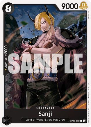 Sanji (OP16-086) - The Time of Battle (Pre-Order)