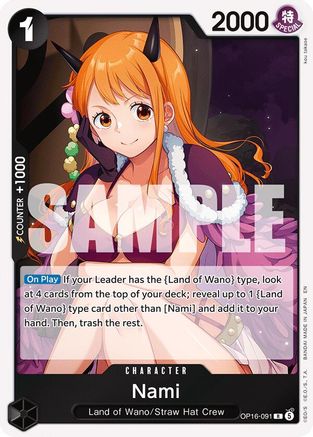 Nami (OP16-091) - The Time of Battle Foil (Pre-Order)
