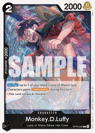 Monkey.D.Luffy (095) (OP16-095) - The Time of Battle Foil (Pre-Order)