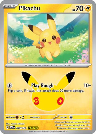 Pikachu - 047/128 - Pikachu Rare