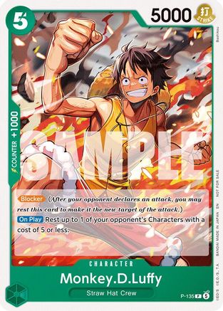 Monkey.D.Luffy (OP16 Release Event) - (P-135) - Promo