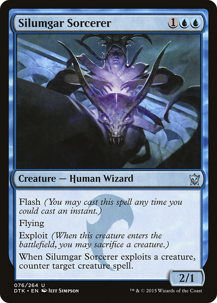 Silumgar Sorcerer (DTK-076) Foil