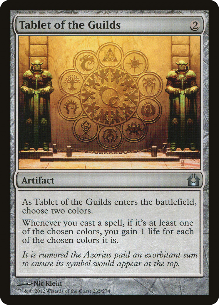 Tablet of the Guilds (RTR-235) Foil