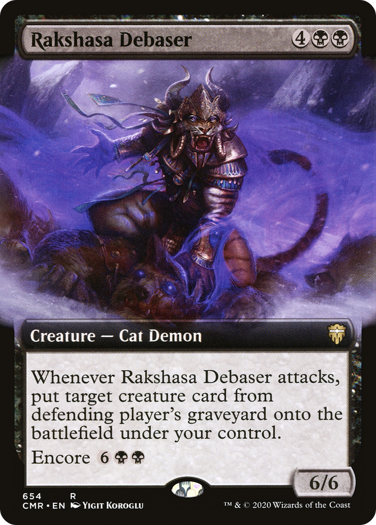 Rakshasa Debaser (Extended Art) (CMR-654) Foil