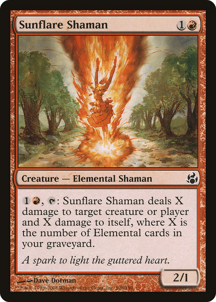 Sunflare Shaman (MOR-108) Foil