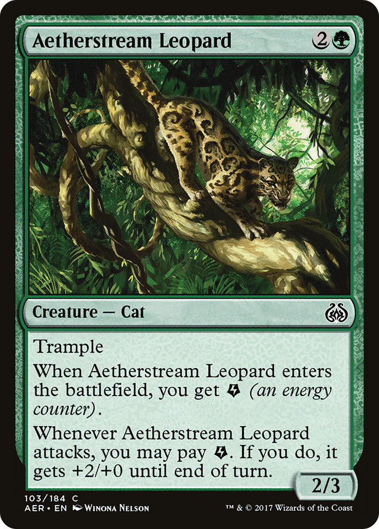 Aetherstream Leopard (AER-103) Foil