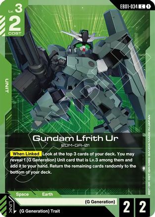 Gundam Lfrith Ur (EB01-034) - Common