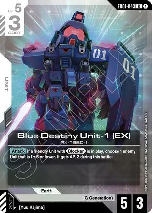 Blue Destiny Unit-1 (EX) (EB01-043)