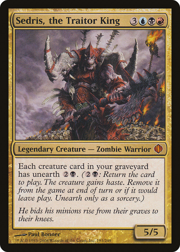 Sedris, the Traitor King (ALA-193) Foil