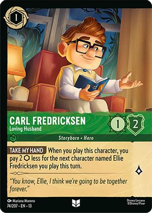 Carl Fredricksen (Loving Husband) - 74/204 - Foil (Foil)