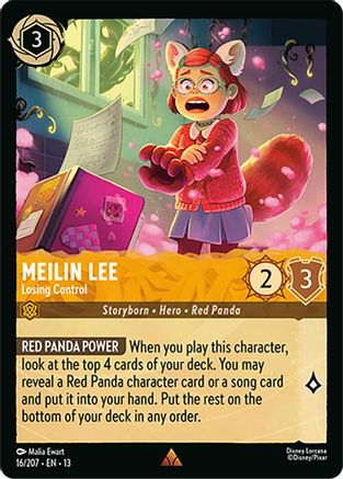 Meilin Lee (Losing Control) - 16/204 - Rare (Foil)